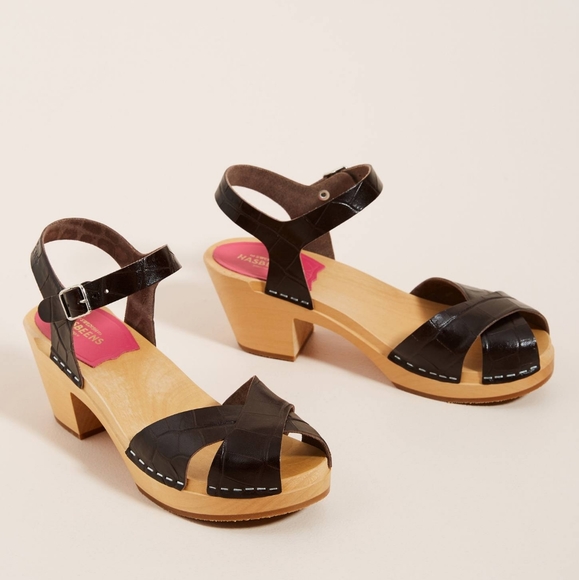 Swedish Hasbeens Mirja Clog Sandals - Picture 2 of 12